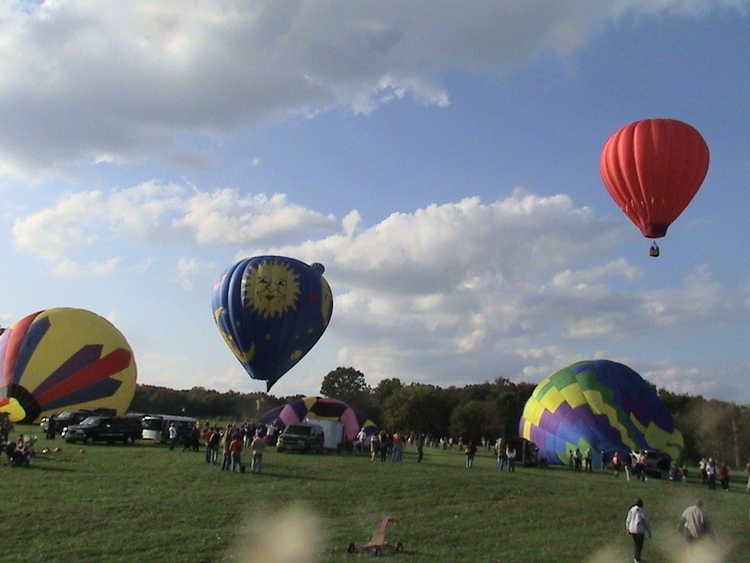 Maize Valley Hot Air Balloon Lift Off
